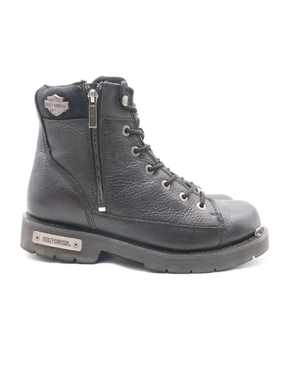 Harley Davidson Chipman Men's Size 11 M Black Leather Boots Soft Toe Biker